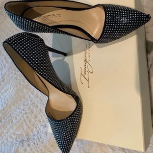 Vince Camuto imagine Studded Navy Pumps 6.5